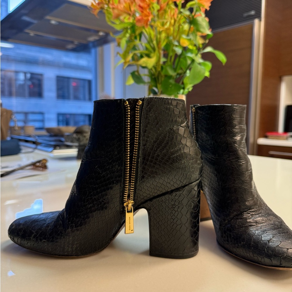 Michael Kors Python Textured Boots - image 2